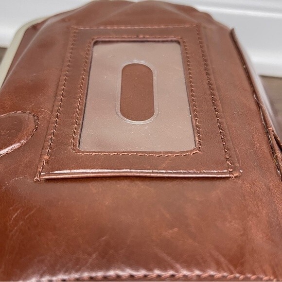 HOBO Womens Lauren Clutch Wallet Leather Floral Lining - EUC - Picture 16 of 16